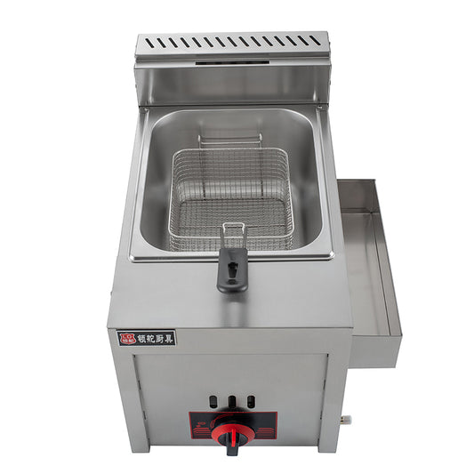 Professional Stainless Steel Gas Deep Fryer 6L (GAS)