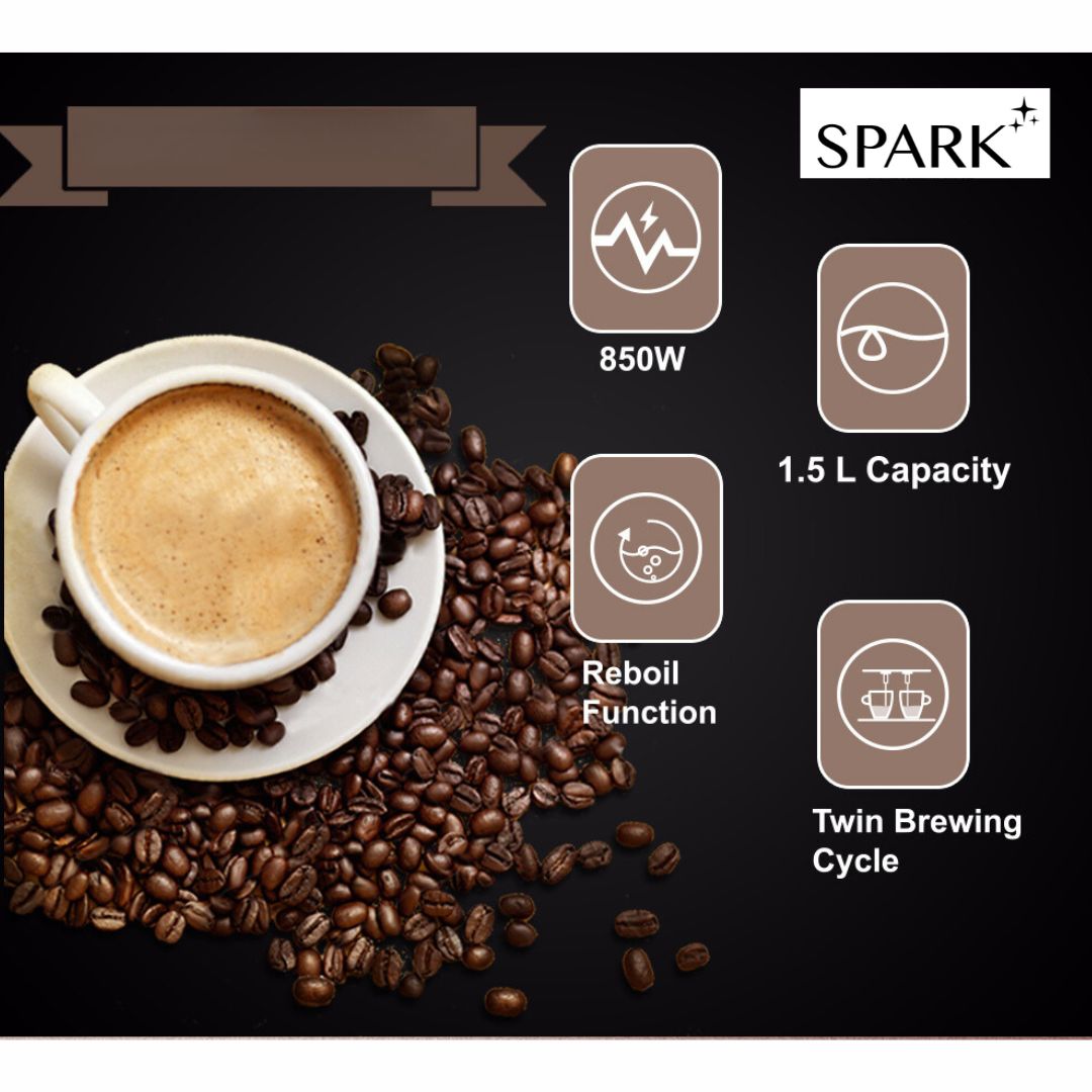 Sokany 2 In 1 Capsule Pressure Espresso & Ground Coffee Powder
